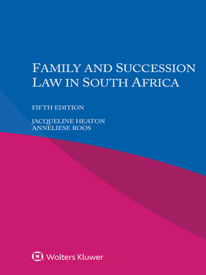 cover image of Family and Succession Law in South Africa